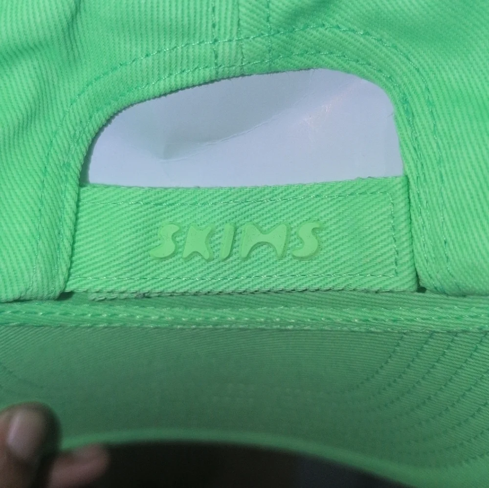 Skims Women's Men's Neon Green Baseball Cap